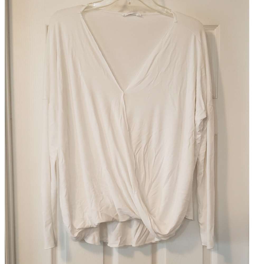 Double Zero Crossover Long Sleeve Top